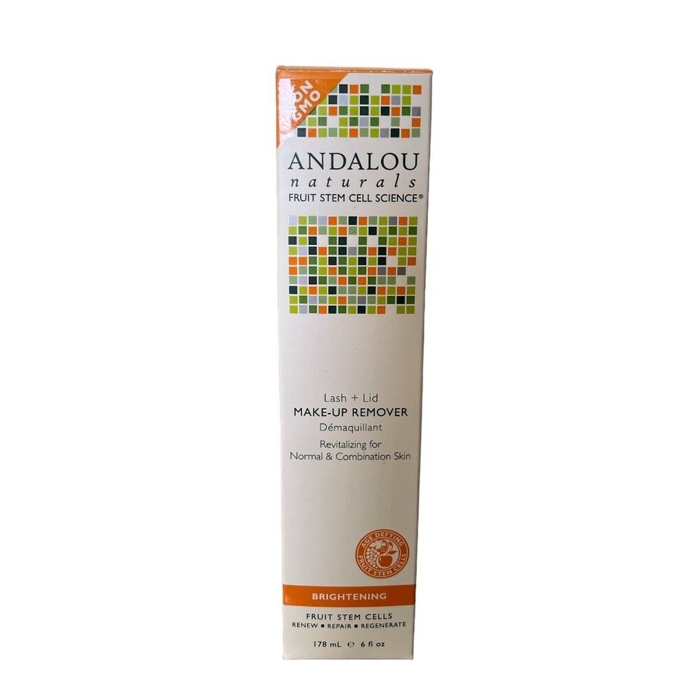 Andalou Naturals Lash + Lid Makeup Remover 6 Fl Oz New